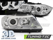 Load image into Gallery viewer, Fari Anteriori U-LED LIGHT 3D CHROME per BMW Serie 3 E90/E91 03.05-08.08