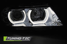 Carica l&#39;immagine nel visualizzatore di Gallery, Fari Anteriori XENON U-LED LIGHT 3D CHROME per BMW Serie 3 E90/E91 03.05-08.08