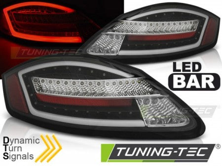 Fanali Posteriori LED Neri sequenziali per PORSCHE BOXSTER / CAYMAN 987 05-08