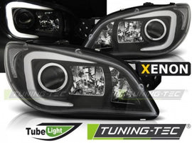 Fari Anteriori per SUBARU IMPREZA II GD 06-07 TUBE LIGHT Neri HID