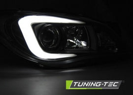 Fari Anteriori per SUBARU IMPREZA II GD 06-07 TUBE LIGHT Neri HID