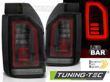 Fanali Posteriori LED BAR SMOKE Neri Rossi per VW T6 15-19