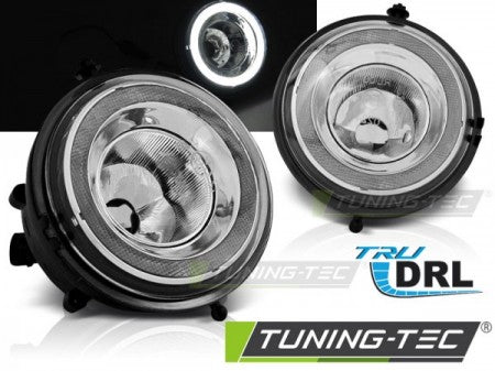 Fari Fendinebbia ANGEL EYES LED DRL per BMW MINI COOPER R55, R56, R57