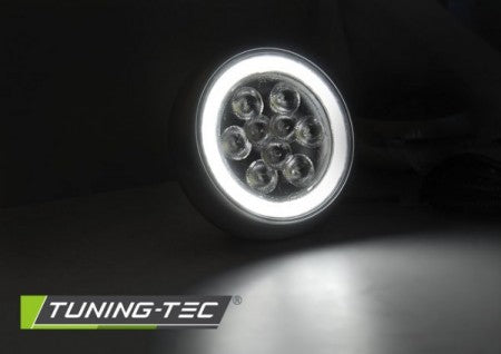 Fari Fendinebbia ANGEL EYES LED DRL UNIVERSAL per BMW MINI COOPER