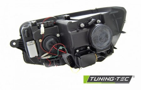 Fari Anteriori TRUE DRL Neri per VW T6 15-19