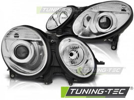 Fari Anteriori CHROME per MERCEDES Classe E W211 05.06-09
