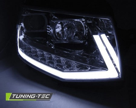 Fari Anteriori TUBE LIGHT DRL CHROME per VW T6 15-19