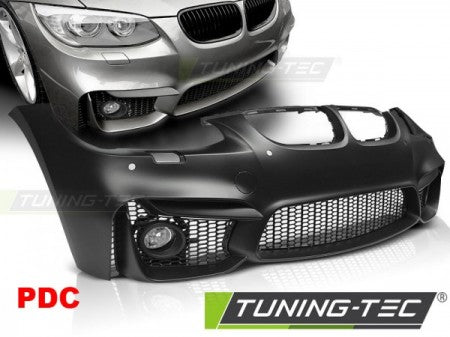 Paraurti Anteriore Sportivo STYLE con Fori Sensori di Parcheggio per BMW Serie 3 E92 / E93 10-13 LCI