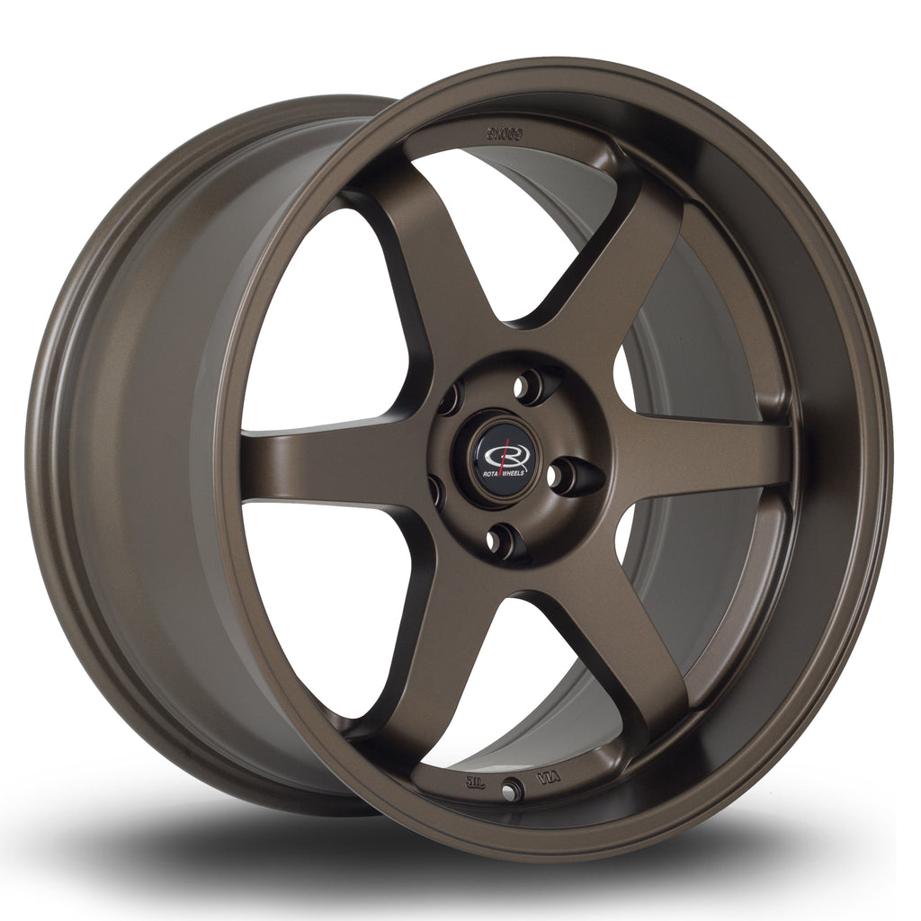 Cerchio in Lega Rota Grid 19x10.5 5x114.3 ET20 Bronze