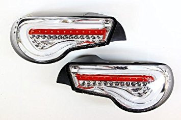 Fari Posteriori VALENTI LED con Freccia Sequenziale GT-86/BRZ/FR-S 12+ (Clear lens/Chrome) - em-power.it