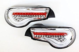Fari Posteriori VALENTI LED con Freccia Sequenziale GT-86/BRZ/FR-S 12+ (Clear lens/Chrome) - em-power.it