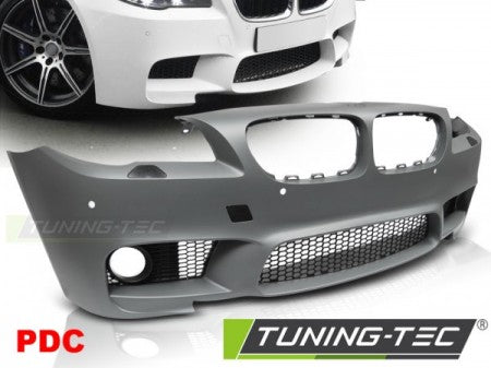 Paraurti Anteriore Sportivo STYLE con Fori Sensori di Parcheggio per BMW Serie 5 F10 / F11 LCI 07.13-16