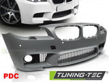 Paraurti Anteriore Sportivo STYLE con Fori Sensori di Parcheggio per BMW Serie 5 F10 / F11 LCI 07.13-16