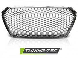 Griglia Sportiva MATT GRAY Argento per AUDI A4 B9 15-19