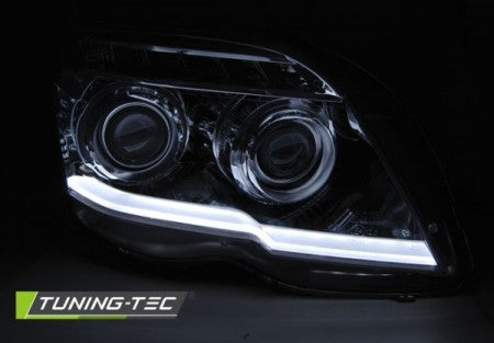 Fari Anteriori TUBE LIGHT CHROME per MERCEDES GLK X204 06.08-08.12