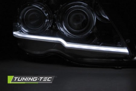 Fari Anteriori TUBE LIGHT CHROME per MERCEDES GLK X204 06.08-08.12