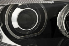 Load image into Gallery viewer, Fari Anteriori ANGEL EYES Indicatori LED Neri per BMW Serie 3 E90/E91 03.05-11