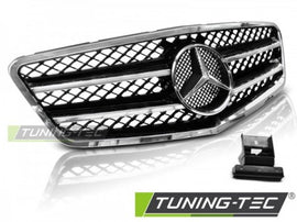 Griglia Sportiva Nera CHROME per MERCEDES Classe E W212 09-13