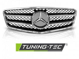 Griglia Sportiva Nera CHROME per MERCEDES Classe E W212 09-13