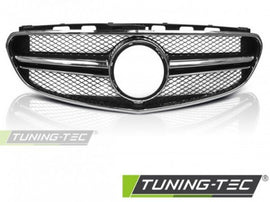 Griglia Sportiva Nera CHROME per MERCEDES Classe E W212 13-16