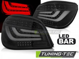 Fanali Posteriori LED BAR Neri per BMW Serie 5 E60 LCI 03.07-12.09