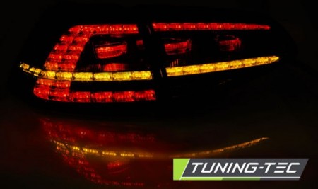 Fanali Posteriori LED SPORT Rossi SMOKE sequenziali per VW GOLF MK7 13-17