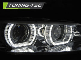 Fari Anteriori XENON ANGEL EYES LED CHROME per BMW Serie 3 E92/E93 06-10