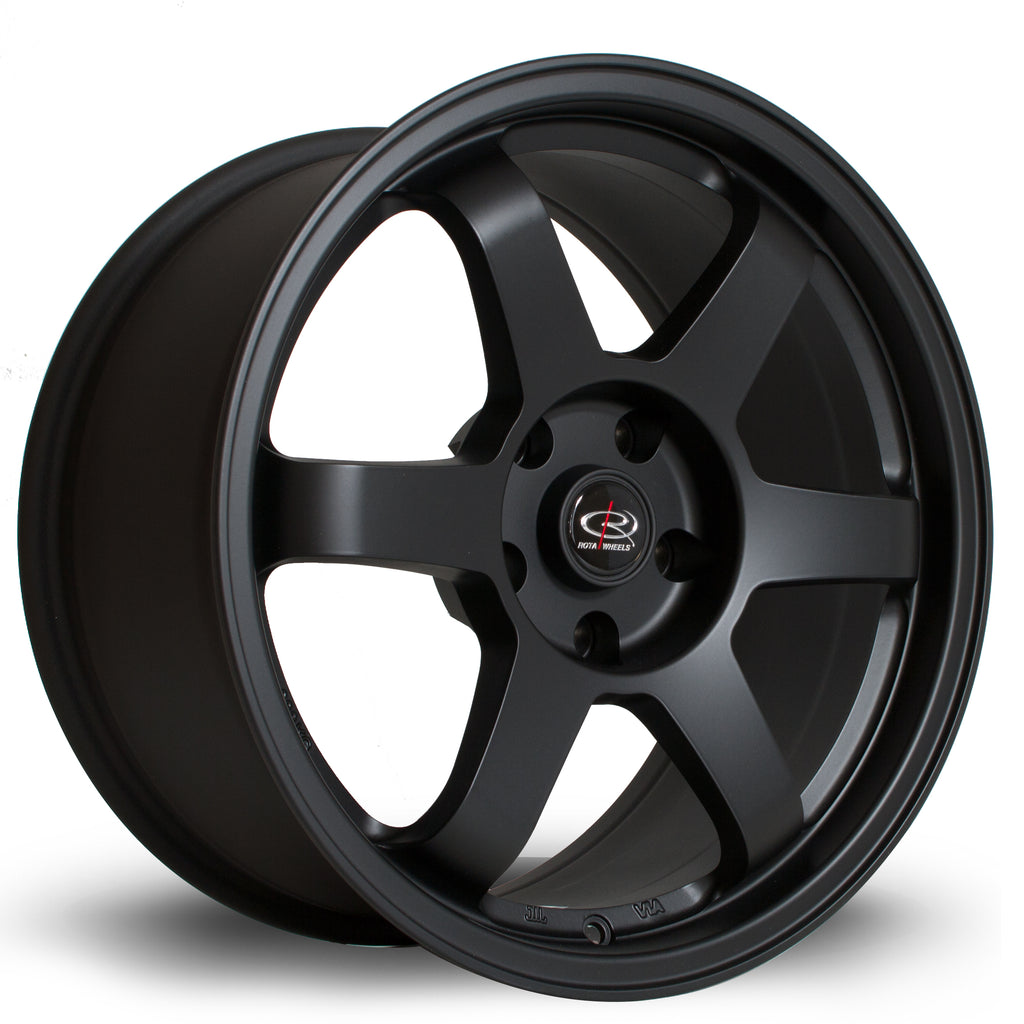 Cerchio in Lega Rota Grid 17x8 4x100 ET35 Flat Black