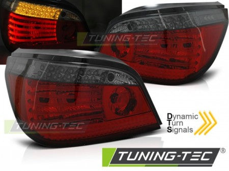 Fanali Posteriori LED Rossi SMOKE sequenziali per BMW Serie 5 E60 07.03-07