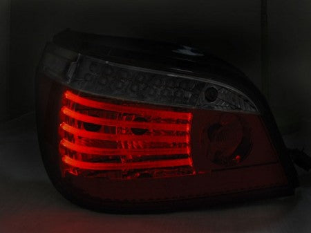 Fanali Posteriori LED Rossi SMOKE sequenziali per BMW Serie 5 E60 07.03-07