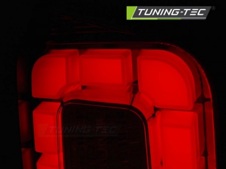 Fanali Posteriori LED BAR Rossi SMOKE per VW T6 15-19 TRANSPORTER