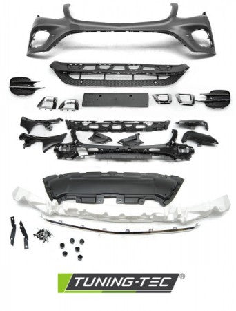 Paraurti Anteriore Sportivo con Fori Sensori di Parcheggio per MERCEDES GLC W253 15-18