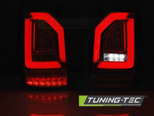 Carica l&#39;immagine nel visualizzatore di Gallery, Fanali Posteriori LED BAR Neri sequenziali per VW T6 15-19 OEM BULB