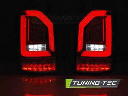 Fanali Posteriori LED BAR Rossi SMOKE sequenziali per VW T6 15-19 OEM LED