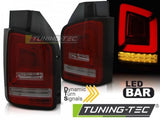 Fanali Posteriori LED BAR Rossi SMOKE sequenziali per VW T6 15-19 TR