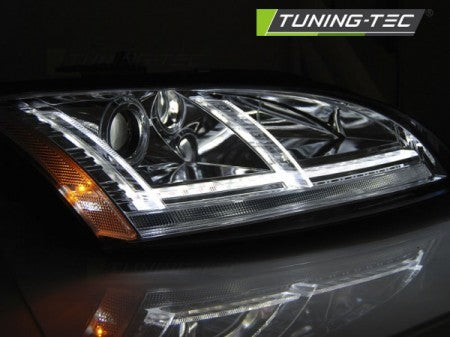 Fari Anteriori LED CHROME sequenziali per AUDI TT 8J 06-10