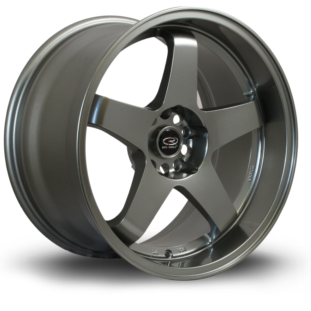 Cerchio in Lega Rota GTR-D 18x10 5x114.3 ET12 Dark Grey