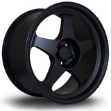 Cerchio in Lega Rota Slipstream 18x9.5 5x114.3 ET38 Flat Black