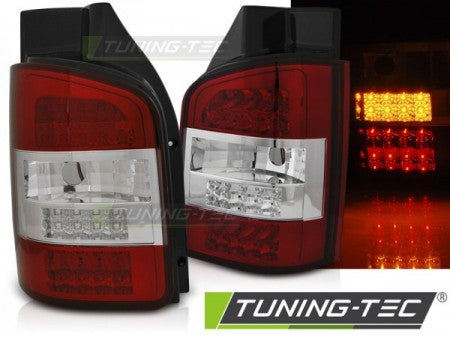 Fanali Posteriori LED Rossi Bianchi per VW T5 04.03-09 TRASNPORTER