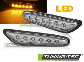 Frecce Parafanghi CHROME LED per BMW Serie 3 E46 / Serie 5 E60 / Serie 1 E87 / Serie 3 E90