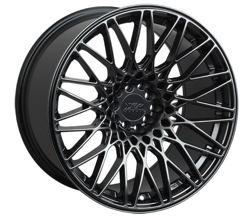 Cerchio in Lega XXR 553 18x8.75 ET22 5x100/114.3 CHROME BLACK