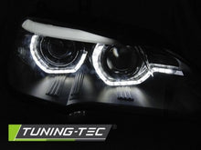 Load image into Gallery viewer, Fari Anteriori XENON ANGEL EYES LED DRL Neri per BMW X5 E70 07-10