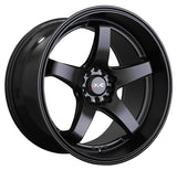 Cerchio in Lega XXR 555 18x8.5 ET35 5x100/114.3 FLAT BLACK