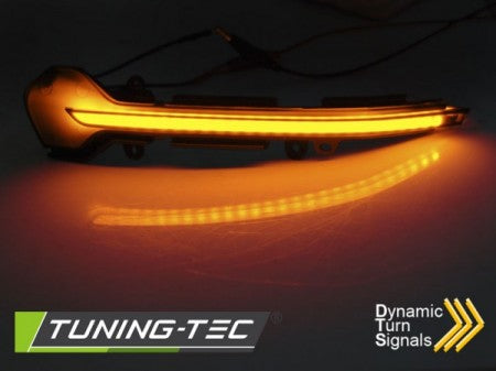 Frecce specchietto colore smoke a led sequenziali per SEAT LEON 5F 12-16 / IBIZA 17- / ARONA 17-