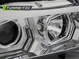 Fari Anteriori ANGEL EYES LED 3D CHROME per BMW Serie 3 E90/E91 05-08
