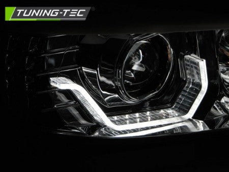 Fari Anteriori ANGEL EYES LED 3D CHROME per BMW Serie 3 E90/E91 05-08