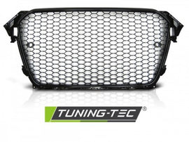 Griglia Sportiva GLOSSY FRAME Neri con Fori Sensori di Parcheggio per AUDI A4 B8 11.11-15