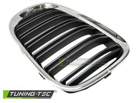 Griglie CHROME Nere DOUBLE BAR per BMW Serie 7 F01 09-15