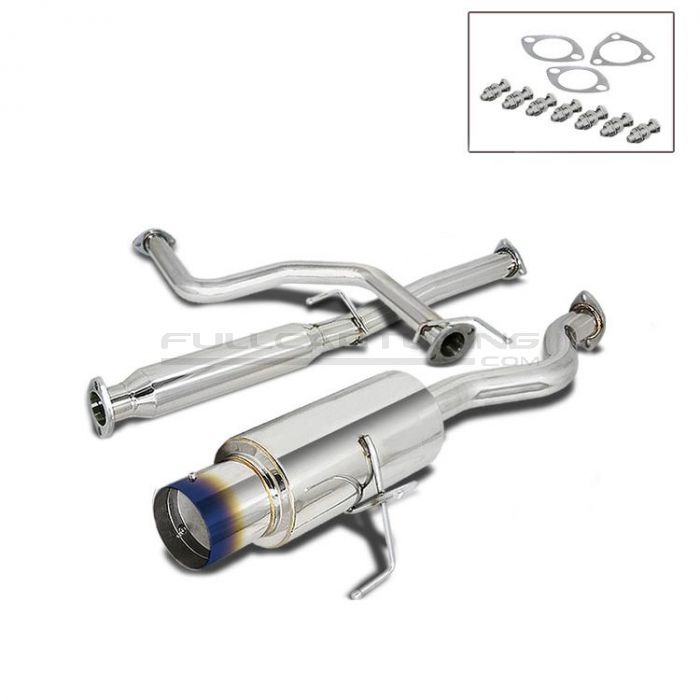 Decat Silenziato 60.5mm Acciaio Honda Civic EG EH EJ EK MA MB MC,Del Sol EH EG - Foto 4