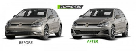 Paraurti Anteriore Sportivo con Fori Sensori di Parcheggio per VW GOLF MK7 17-19